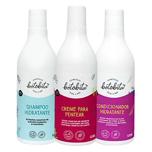 Trio Shampoo, Condicionador e Creme Para Pentear - BetoBita | Limpeza, Hidratação e Finalização Perfeita!