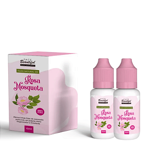 Duo 2x Óleo de Rosa Mosqueta 10mL – Face Beautiful | Economia e Cuidado Diário