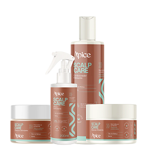 kit Shampoo Pasta, Condicionador, Máscara e Tônico Scalp Care 300ml – Apice |  Detox Capilar e Crescimento Saudável