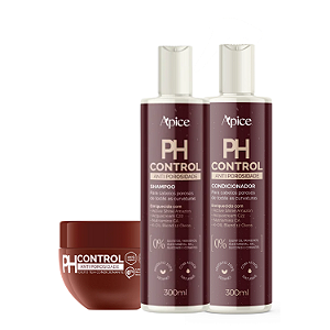 Trio PH Control 300mL - Apice | Alinhamento Capilar e Combate a Porosidade