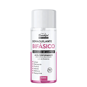 Demaquilante Bifásico 120ml – Face Beautiful | Limpa, Hidrata e Remove Make Difícil