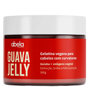 Gelatina Vegana Guava Jelly 300g - Abela | Cachos Definidos com Movimento Natural