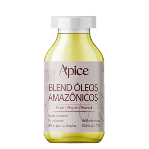 Blend de Óleos Amazônicos 7ml - Ápice | Brilho Intenso e Diminuição do Frizz