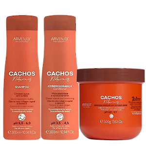 Trio Shampoo, Condicionador e Creme 2x1 500g - Arvensis | Limpeza Suave, Hidratação e Finalização
