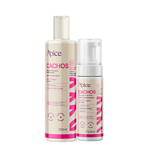 Kit Apice Essence Cachos Gelatina e Mousse Cachos - Definição Prolongada e Brilho Intenso