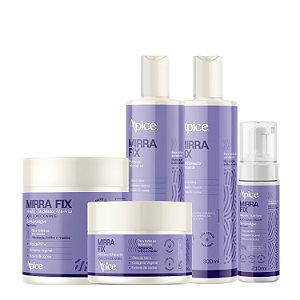 Kit Mirra Fix - Ápice Cosméticos | Cachos Fortes, Brilhantes e Sem Frizz