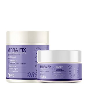 Duo Mirra Fix Ativador de Cachos + Gelatina Umidificadora - Apice | Definição, Brilho e Controle de Frizz