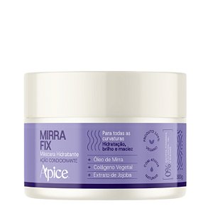 Máscara Hidratante Mirra Fix 300g Ápice Cosméticos – Hidratação Profunda e Definição dos Cachos