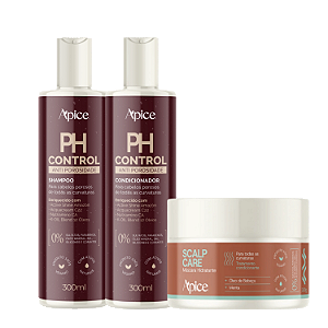Duo Ph Control + Máscara Scalp Care – Apice | Antiporosidade para Cabelos Oleosos