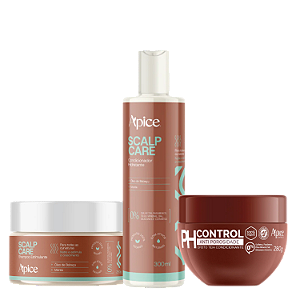 Kit Detox Capilar Scalp Care + Ph Control – Apice|  Limpeza Profunda e Equilíbrio Para o Couro Cabeludo
