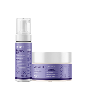 Duo Finalização Mirra Fix Gelatina + Mousse  - Apice | Para Cachos Definidos e Hidratados