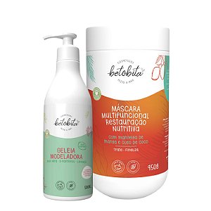 Kit Creme Restauração Nutritiva e Geleia Modeladora - BetoBita | Tratamento e Finalização