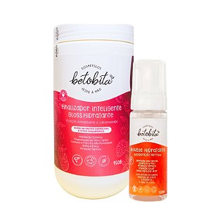 Kit Creme Gloss Hidratante + Mousse Restauração Nutritiva | Definição Hidratante e Brilho Radiante