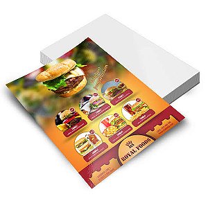 Panfleto 10x14 somente frente 1.000 unid