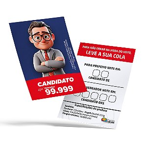 Santinho Político uni 2.000