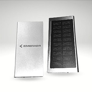 POWER BANK COM CARREGAMENTO SOLAR - EMBRAER