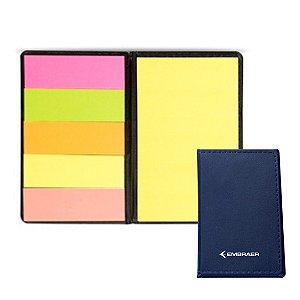 BLOCO DE ANOTAÇÕES COM POST IT - EMBRAER