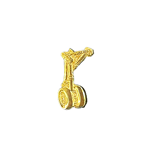 PIN Trem de Pouso Dourado
