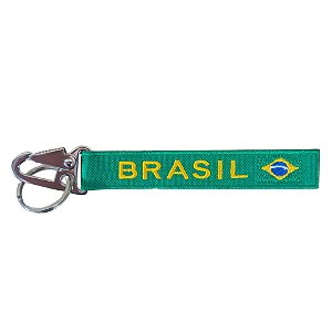 Chaveiro Mosquetão Brasil