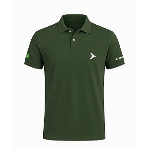 Camisa Polo Estanho Embraer