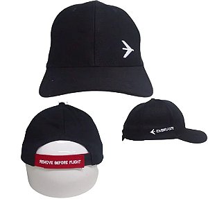 Boné Preto Embraer (Remove Before Flight)
