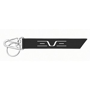 Chaveiro Mosquetão EVE Preto