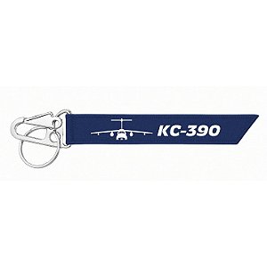 Chaveiro Mosquetão KC-390 - Azul