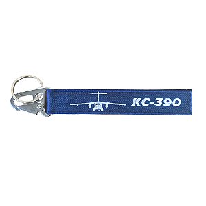 Chaveiro Mosquetão KC-390 - Azul
