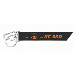 Chaveiro Mosquetão KC-390 - Preto