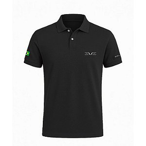 Camisa Polo Preta EVE