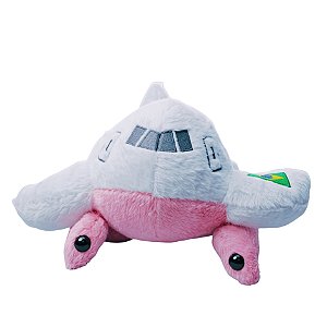 Avião de Pelúcia Rosa