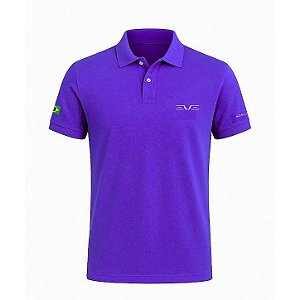 Camisa Polo Lilás EVE