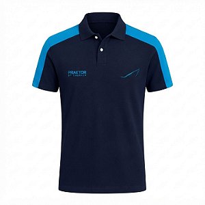 Camisa Polo Azul Praetor