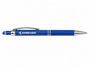Caneta de Metal Azul Embraer