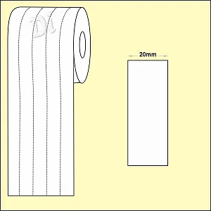 Nylon Resinado Emborrachado _ Divs larguras _ Caixa 20 rolos