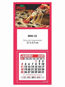 Imã de Geladeira com Calendário 2026 - Linha Profissões
