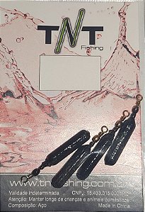 Chumbo Palito Black TNT Fishing Pack c/ 4 unidades