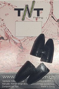Chumbo Bullet Black TNT Fishing - Diversos pesos (pack com 4)