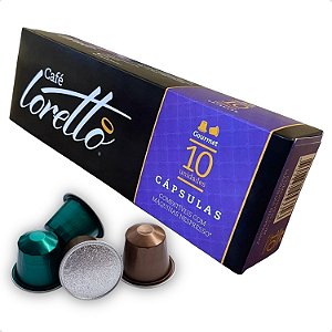 Cafe Gourmet em Capsula Loretto Padrão Nespresso Kit