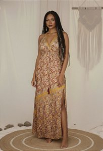 Vestido Longo Malva | Tamanho M