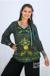 Bata Indiana Florescer - Boho Chic