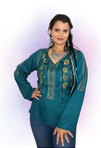 Bata Boho Flor do Tempo - Coleção Renascer