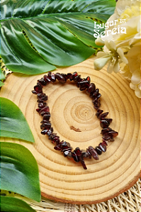 Pulseira Granada - Pedra da Sexualidade e Poder Pessoal