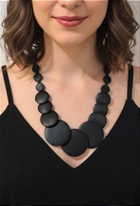 Colar Boho Eclipse Negro