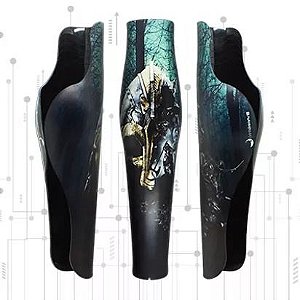 Capa 3D para Prótese - Modelo Cavaleiro 2 Print Dreams - (Amputação abaixo ou acima do joelho)