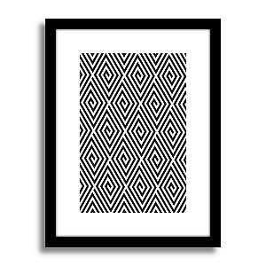 Quadro Decorativo Abstrato Geométrico Para Sala Quarto