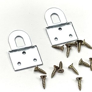 Pendurador De Quadros Alheta N3 Com Parafusos 2 Unid.