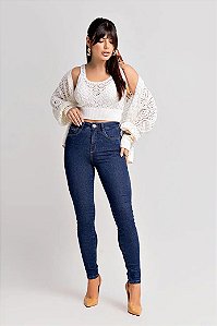 Calça jeans feminina skinny Oppnus 00105