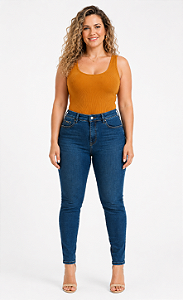 Calça jeans feminina skinny Oppnus 00113
