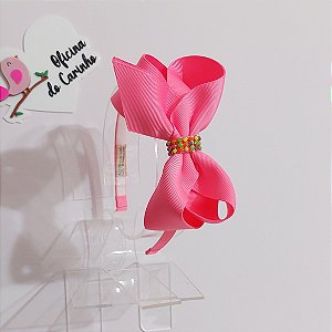 Tiara Néon Rosa
